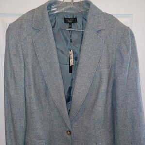 Talbots Womens 24W Wool Blend Blazer NWT